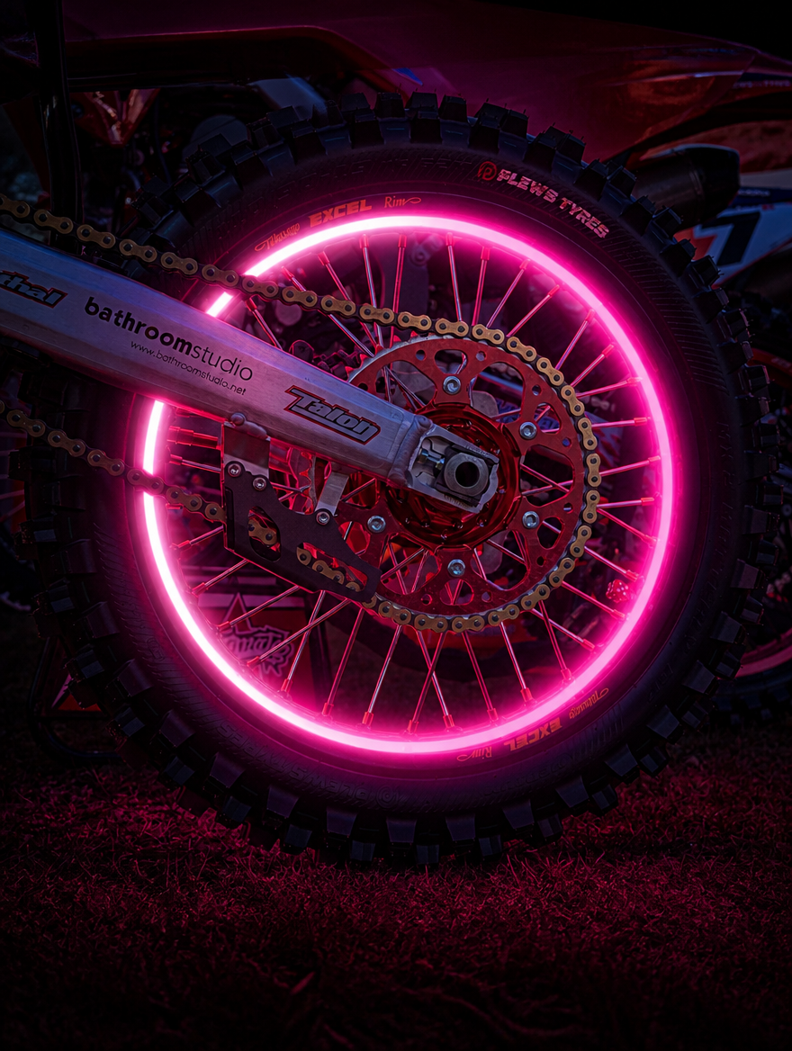 The MotoGlow™ — LED Wheel Lights